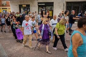 Protest Against The Sexism Murder Of A Woman In Barcelona