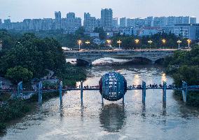 China North-South Geographical Demarcation Sculpture