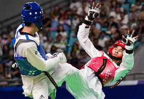 (Chengdu Universiade)CHINA-CHENGDU-WORLD UNIVERSITY GAMES-TAEKWONDO (CN)