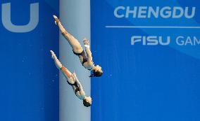(Chengdu Universiade)CHINA-CHENGDU-WORLD UNIVERSITY GAMES-DIVING (CN)