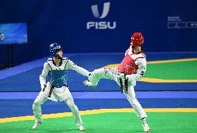 (Chengdu Universiade)CHINA-CHENGDU-WORLD UNIVERSITY GAMES-TAEKWONDO (CN)