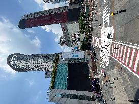 Giant Newspaper in Chongqing, China