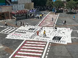 Giant Newspaper in Chongqing, China