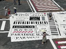 Giant Newspaper in Chongqing, China