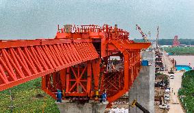 CHINA-XIONG'AN-SHANGQIU RAILWAY-BRIDGE-CONSTRUCTION (CN)