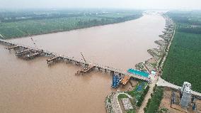 CHINA-XIONG'AN-SHANGQIU RAILWAY-BRIDGE-CONSTRUCTION (CN)