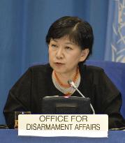 U.N. disarmament chief Nakamitsu in Vienna
