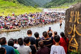 Diving Festival in Qiandongnan, China