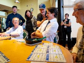 PM Trudeau Visits A Senior Recreation Centre - Hamitlon