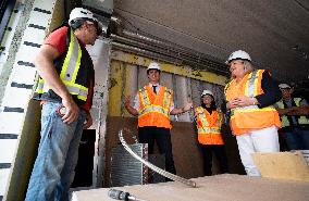 PM Trudeau Visits An Apartment Complex - Hamilton