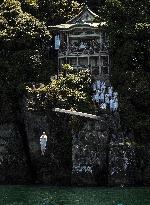 Jump into Lake Biwa in traditional ritual
