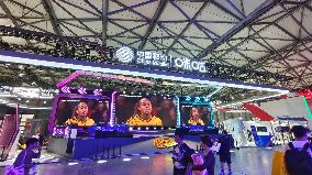 Visitors Experience VR Game at ChinaJoy2023 in Shanghai, China