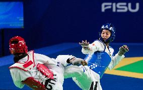 (Chengdu Universiade)CHINA-CHENGDU-WORLD UNIVERSITY GAMES-TAEKWONDO (CN)