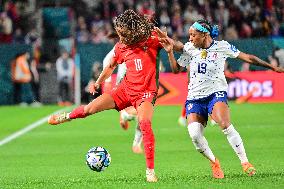 (SP)NEW ZEALAND-AUCKLAND-2023 FIFA WOMEN'S WORLD CUP-GROUP E-POR VS USA