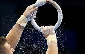 (Chengdu Universiade)CHINA-CHENGDU-WORLD UNIVERSITY GAMES-ARTISTIC GYMNASTICS