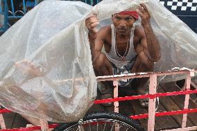 INDIA-WEATHER-RAIN