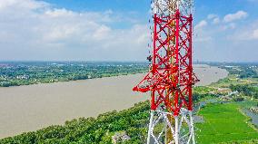 Transmission Engineering Construction in Yangzhou, China