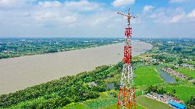 Transmission Engineering Construction in Yangzhou, China