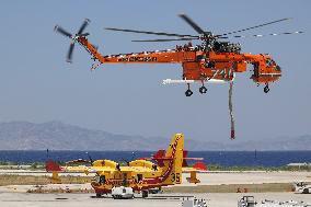 Sécurité Civile Of France Canadair CL-415 SuperScooper In Rhodes Island Greece