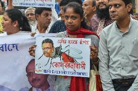 Protest Against Dengue Outbreak In Kolkata.