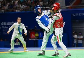 (Chengdu Universiade)CHINA-CHENGDU-WORLD UNIVERSITY GAMES-TAEKWONDO (CN)