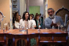 Rima Abdul Malak Visits 7th International Festival of Interior Design - Toulon