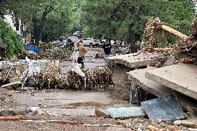 Heavy rain in China