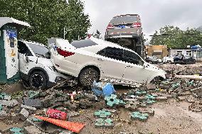 Heavy rain in China