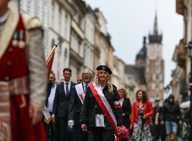 Krakow Pays Tribute To The Heroes Of The Warsaw Uprising 1944