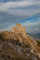 General View Of The Rocca Di Calascio Fortress