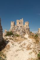 General View Of The Rocca Di Calascio Fortress