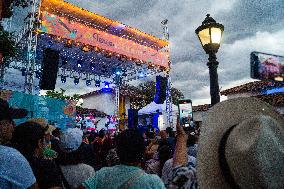 Local Artists Perform During Medellin 'Feria de las Flores'