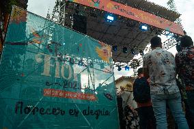 Local Artists Perform During Medellin 'Feria de las Flores'