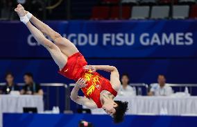(Chengdu Universiade) CHINA-CHENGDU-WORLD UNIVERSITY GAMES-ARTISTIC GYMNASTICS(CN)
