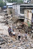 Aftermath of heavy rain in China