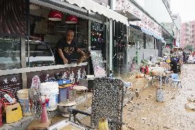 Aftermath of heavy rain in China