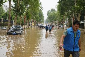 Aftermath of heavy rain in China