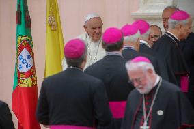 Pope Francis Visits Portugal - Day 1