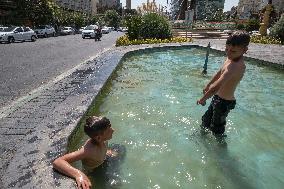 Heatwave In Tehran, Iran