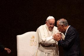 Pope Francis Visits Portugal - Day 1