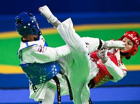 (Chengdu Universiade)CHINA-CHENGDU-WORLD UNIVERSITY GAMES-TAEKWONDO (CN)