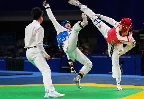 (Chengdu Universiade)CHINA-CHENGDU-WORLD UNIVERSITY GAMES-TAEKWONDO (CN)