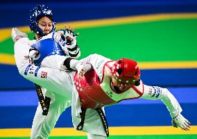 (Chengdu Universiade)CHINA-CHENGDU-WORLD UNIVERSITY GAMES-TAEKWONDO (CN)