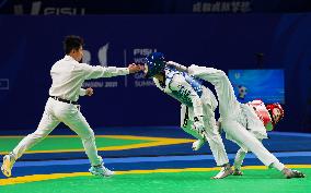 (Chengdu Universiade)CHINA-CHENGDU-WORLD UNIVERSITY GAMES-TAEKWONDO (CN)