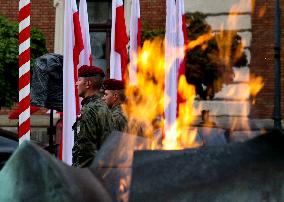 79th Anniversary Of The Outbreak Of The Warsaw Uprising In Krakow