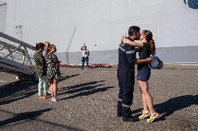 Arrival Of The Multi-Mission Frigate LORRAINE - Toulon