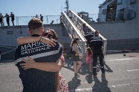 Arrival Of The Multi-Mission Frigate LORRAINE - Toulon