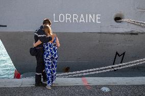 Arrival Of The Multi-Mission Frigate LORRAINE - Toulon