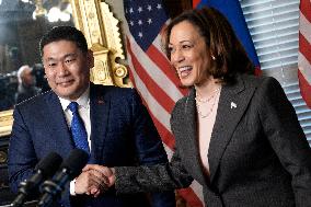 Kamala Harris meets with Mongolian PM - Washington