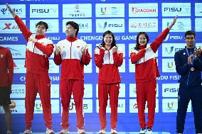 (Chengdu Universiade)CHINA-CHENGDU-WORLD UNIVERSITY GAMES-SWIMMING (CN)